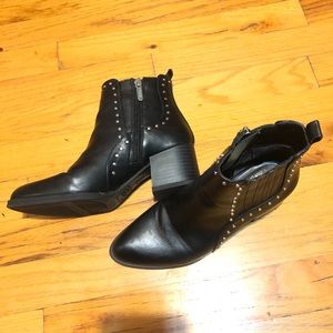 Black Heeled Booties